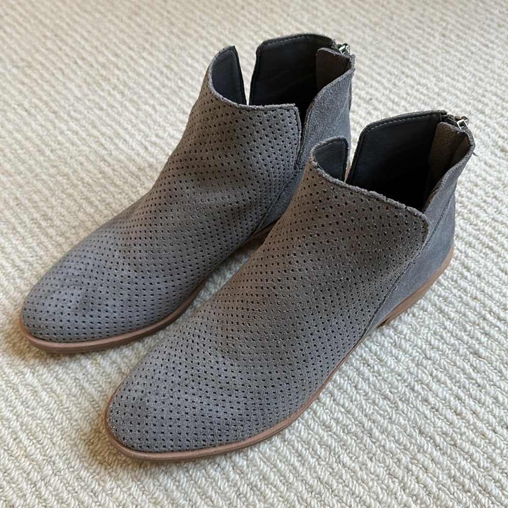 Grey Suede Booties by Dolce Vita